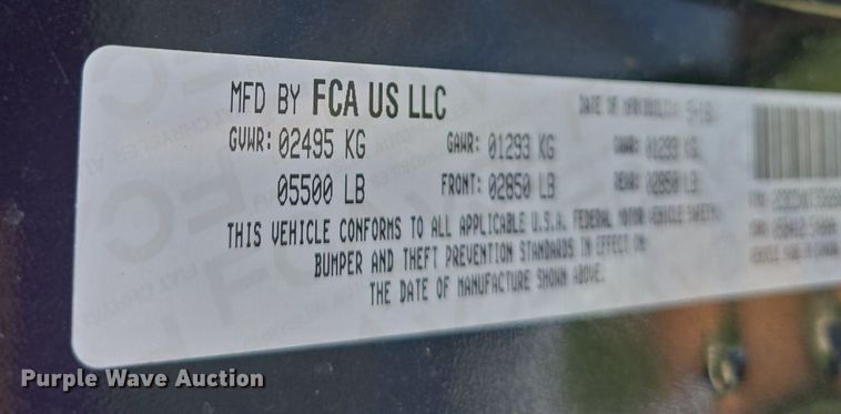 image for item DQ4540 2016 Dodge  Charger Police 