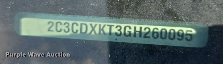 image for item DQ4540 2016 Dodge  Charger Police 