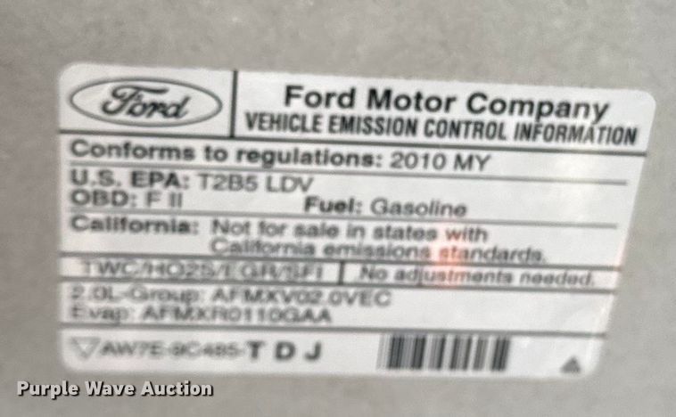 image for item DQ6915 2010 Ford Focus 