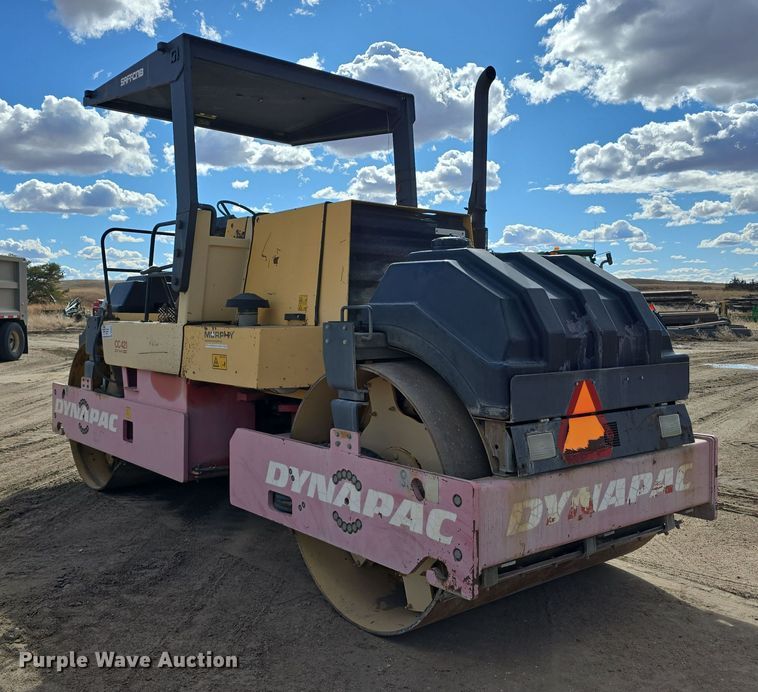 image for item DS4652 1995 Dynapac CC421 double drum vibratory roller