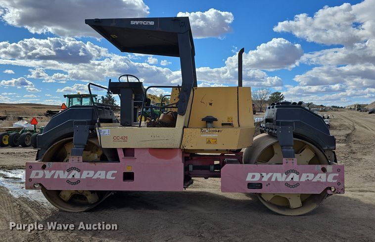image for item DS4652 1995 Dynapac CC421 double drum vibratory roller