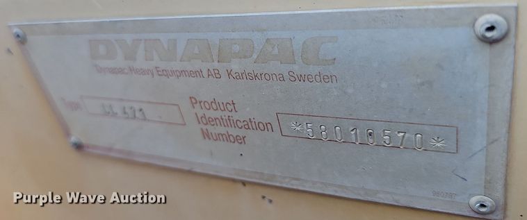 image for item DS4652 1995 Dynapac CC421 double drum vibratory roller