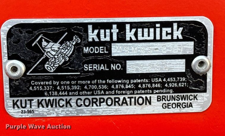 image for item DX3468 Kut Kwick  MSM83-88D slope mower