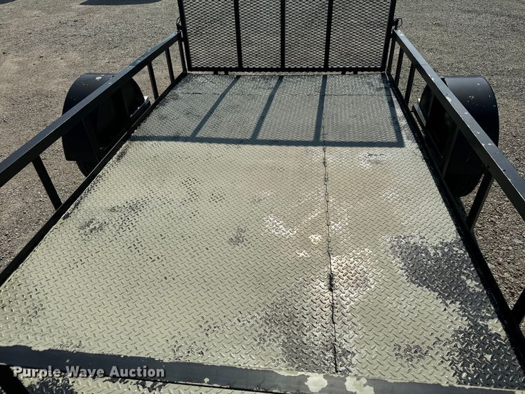 image for item DX3471 Shop built utility trailer