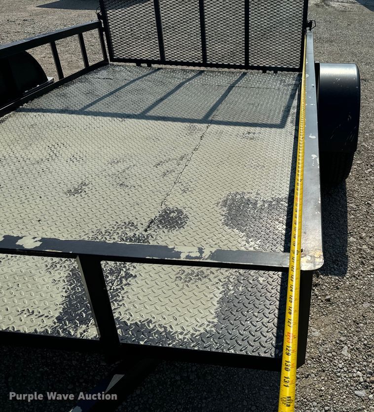 image for item DX3471 Shop built utility trailer