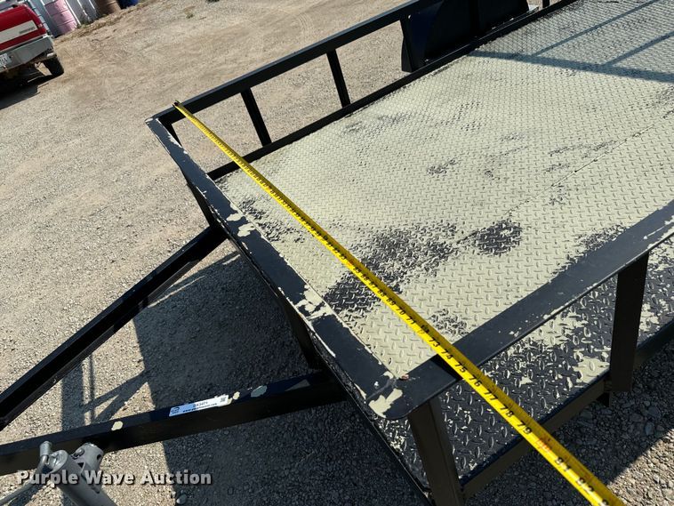 image for item DX3471 Shop built utility trailer