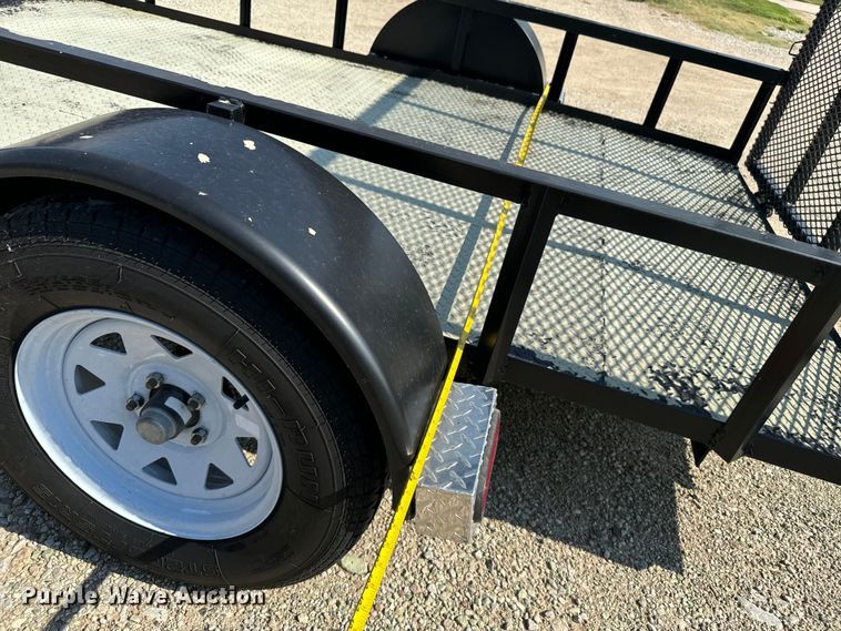 image for item DX3471 Shop built utility trailer