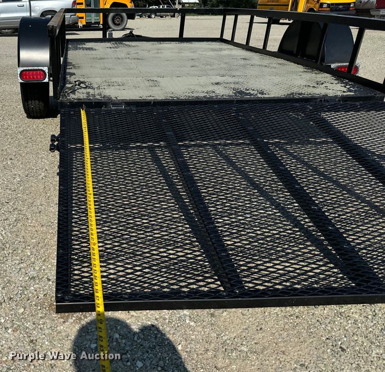 image for item DX3471 Shop built utility trailer