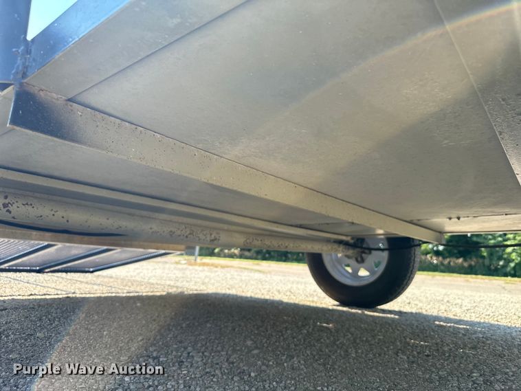 image for item DX3471 Shop built utility trailer