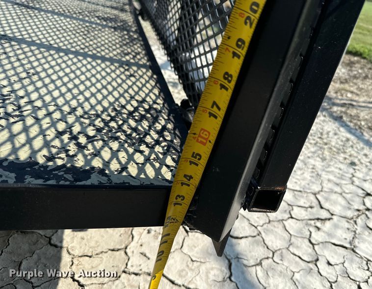 image for item DX3471 Shop built utility trailer