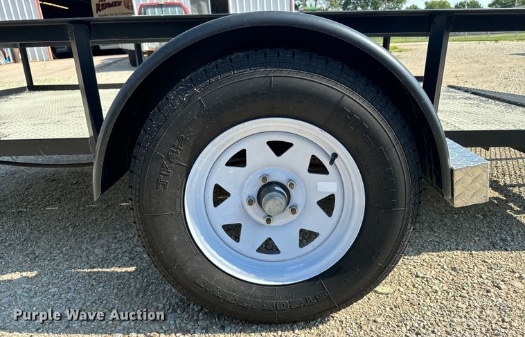 image for item DX3471 Shop built utility trailer