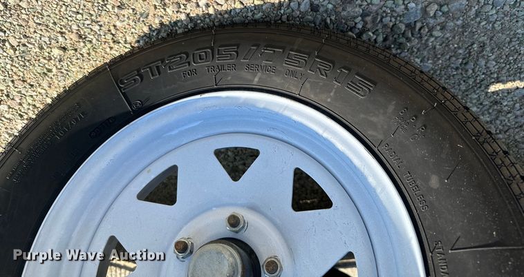 image for item DX3471 Shop built utility trailer