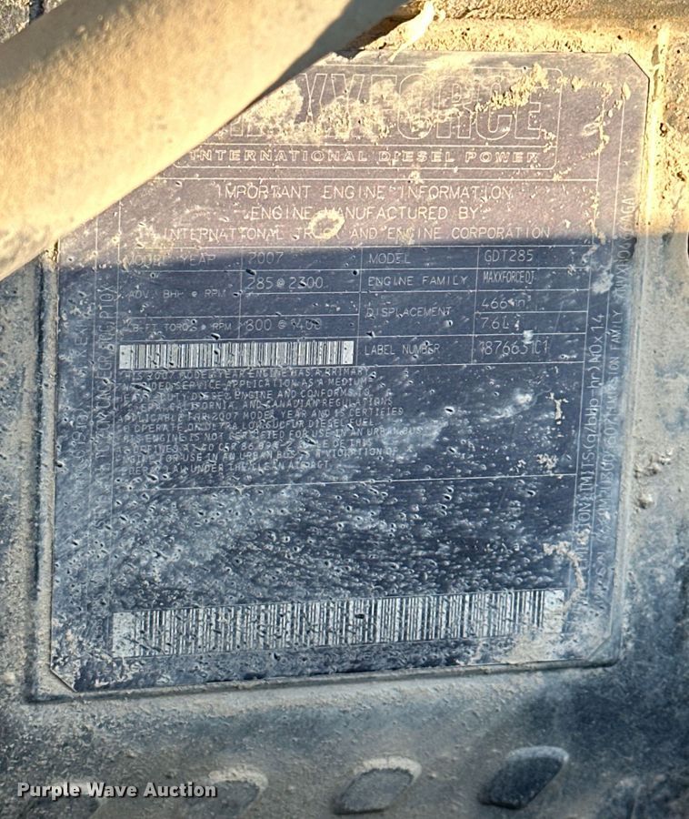 image for item EG0498 2008 International 4400 utility / service truck