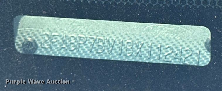 image for item EG0499 2011 Ford Crown Victoria Police Interceptor 