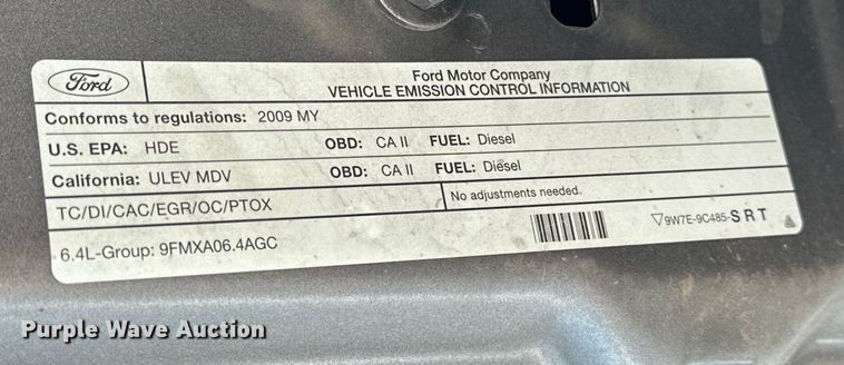 image for item EG0501 2009 Ford F250 Super Duty Crew Cab pickup truck