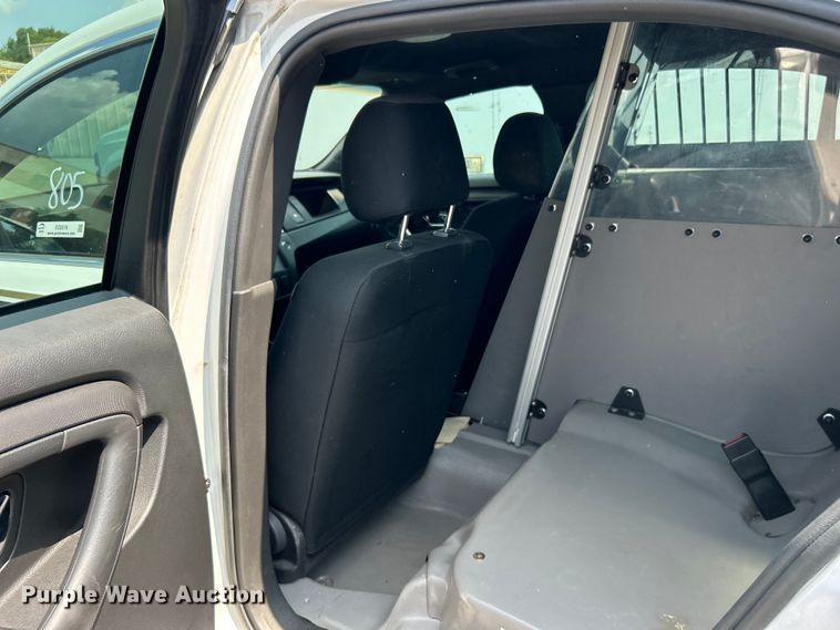 image for item EG0519 2013 Ford Taurus Police Interceptor 