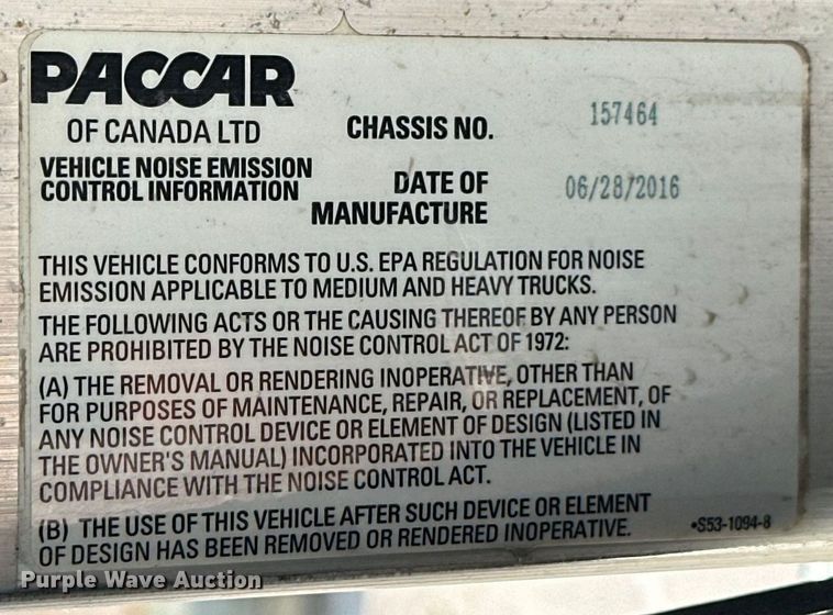 image for item EG0522 2017 Kenworth T370 grapple crane truck