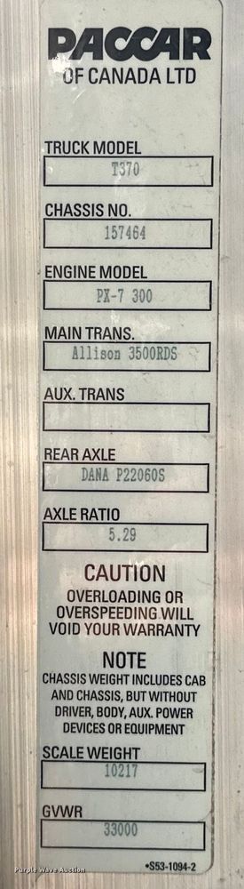 image for item EG0522 2017 Kenworth T370 grapple crane truck