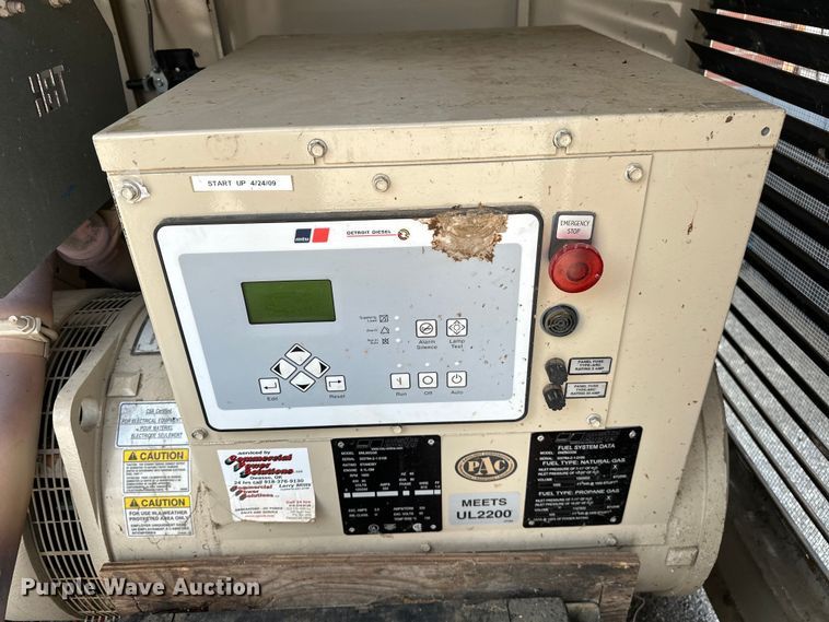 image for item EG0525 2009 Katolight SNL80GG6 generator