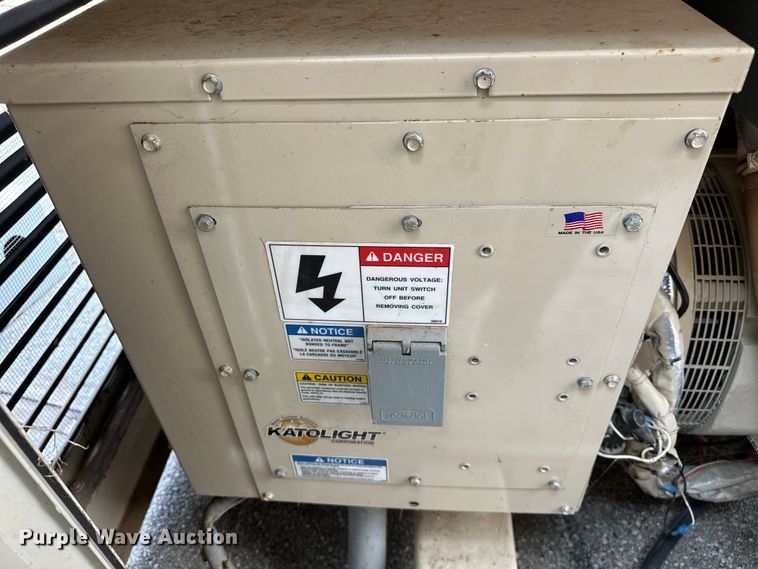 image for item EG0525 2009 Katolight SNL80GG6 generator