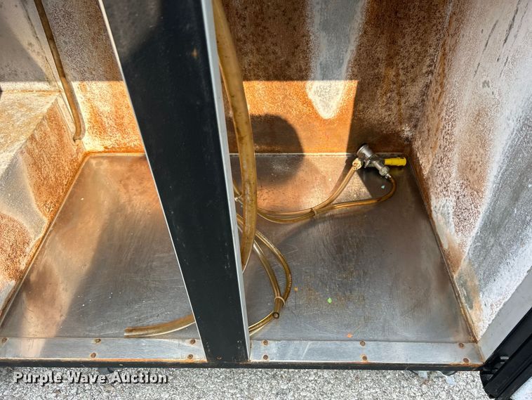 image for item EG0541 Beverage-Air DD50&nbsp;Wide Dual Tap Black beer dispenser 