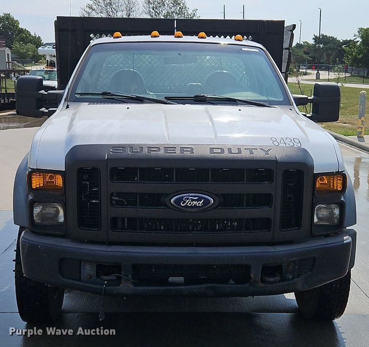 image for item EI8171 2008 Ford F450 Super Duty XL  dump flatbed truck