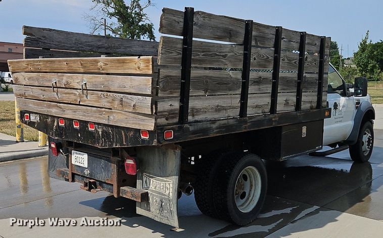 image for item EI8171 2008 Ford F450 Super Duty XL  dump flatbed truck