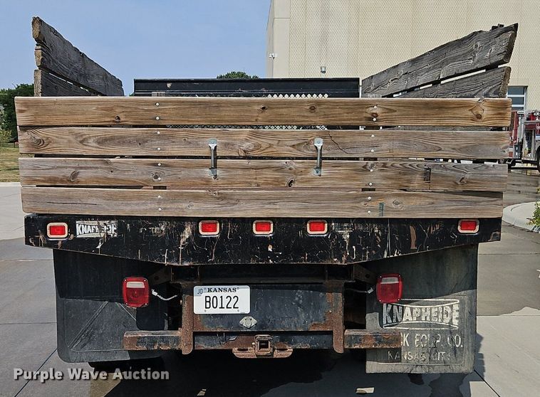 image for item EI8171 2008 Ford F450 Super Duty XL  dump flatbed truck