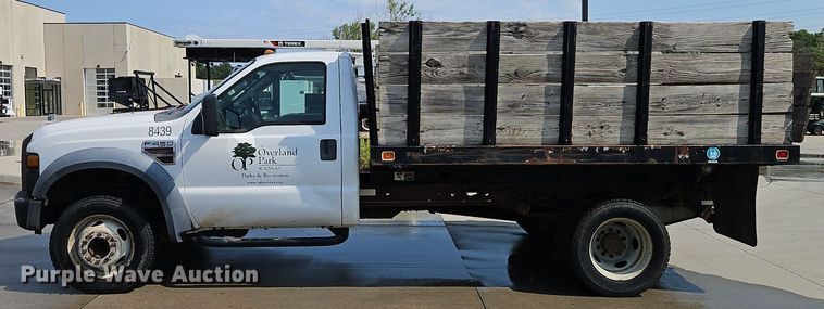 image for item EI8171 2008 Ford F450 Super Duty XL  dump flatbed truck