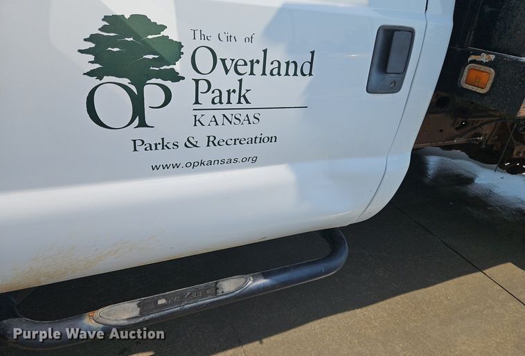 image for item EI8171 2008 Ford F450 Super Duty XL  dump flatbed truck