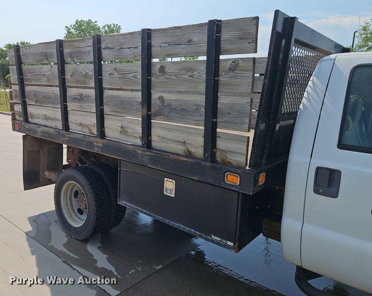 image for item EI8171 2008 Ford F450 Super Duty XL  dump flatbed truck