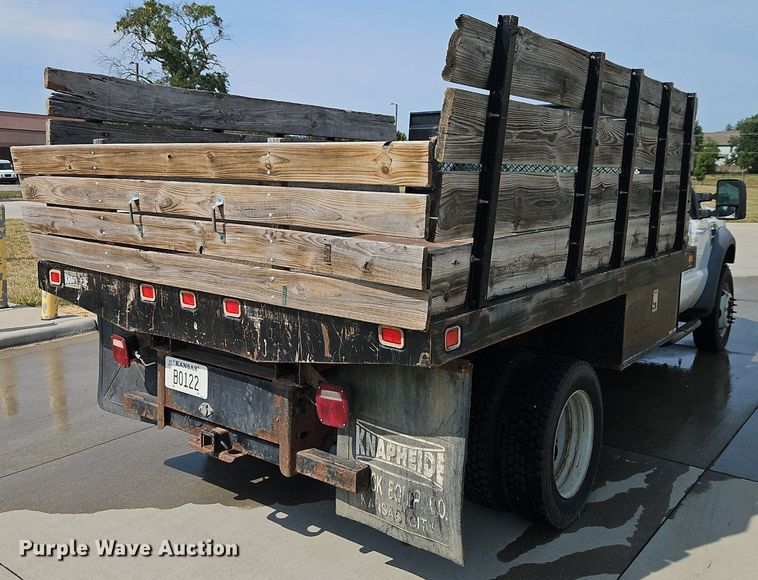 image for item EI8171 2008 Ford F450 Super Duty XL  dump flatbed truck