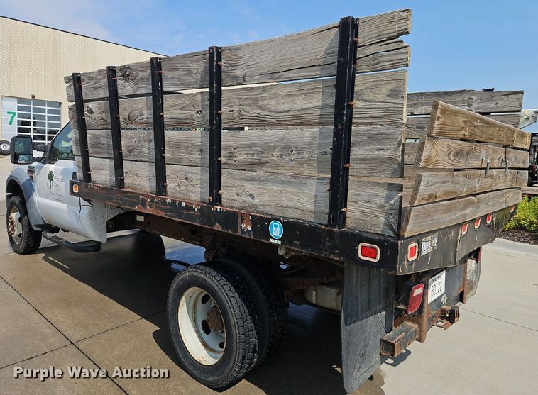image for item EI8171 2008 Ford F450 Super Duty XL  dump flatbed truck