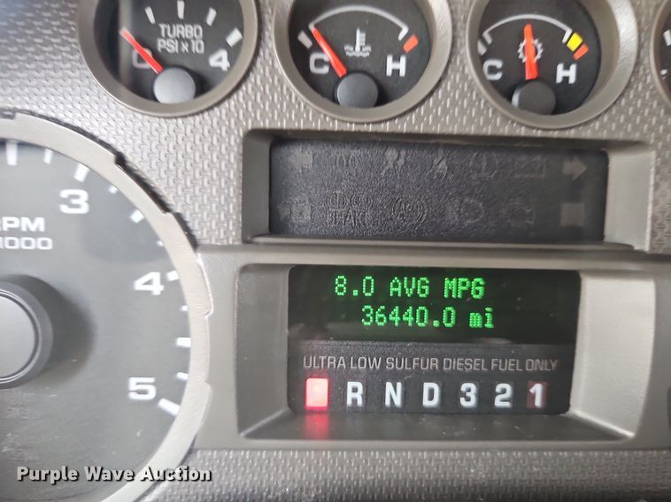 image for item EI8171 2008 Ford F450 Super Duty XL  dump flatbed truck