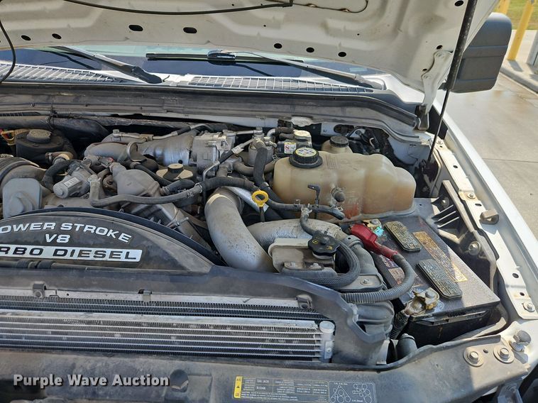 image for item EI8171 2008 Ford F450 Super Duty XL  dump flatbed truck