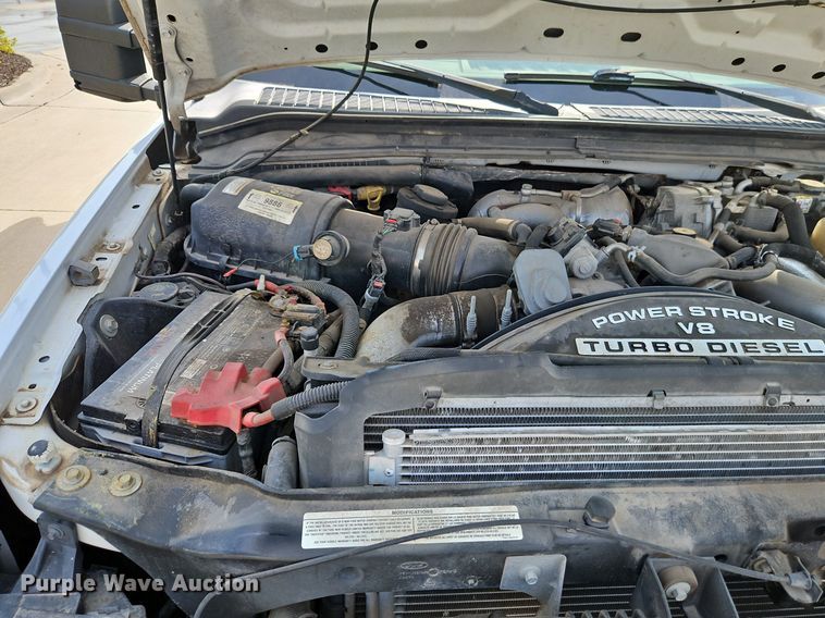 image for item EI8171 2008 Ford F450 Super Duty XL  dump flatbed truck