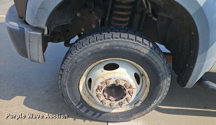 image for item EI8171 2008 Ford F450 Super Duty XL  dump flatbed truck