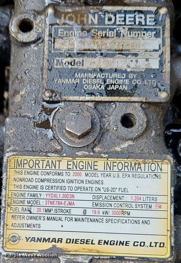 image for item EI8182 (3) John Deere 1445 ZTR lawn mowers