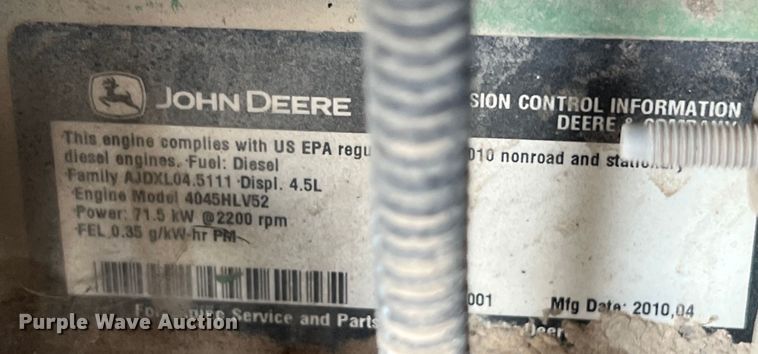 image for item EJ2841 2010 John Deere  5095M tractor