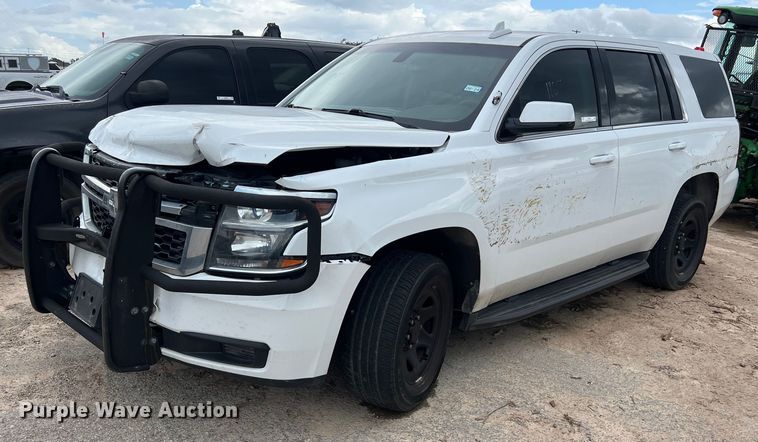 image for item EJ2845 2017 Chevrolet  Tahoe Police SUV