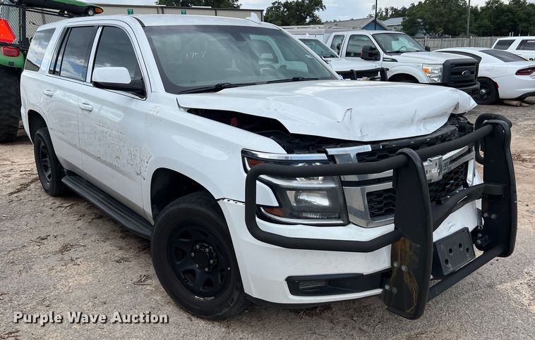 image for item EJ2845 2017 Chevrolet  Tahoe Police SUV