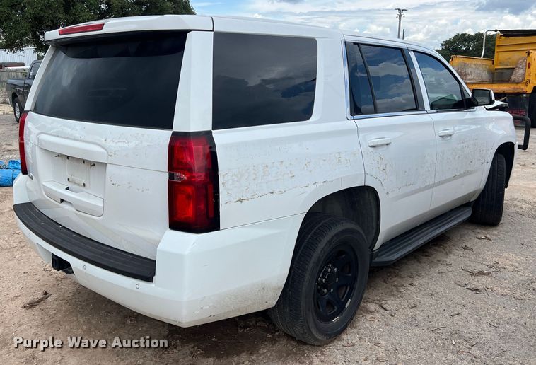 image for item EJ2845 2017 Chevrolet  Tahoe Police SUV