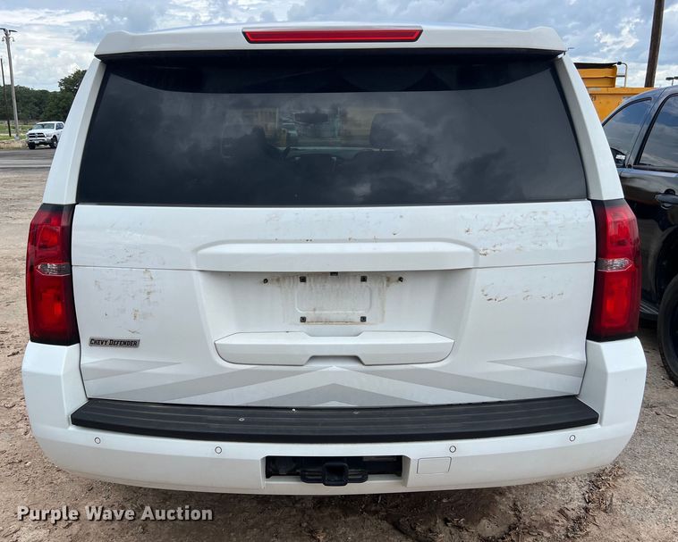 image for item EJ2845 2017 Chevrolet  Tahoe Police SUV