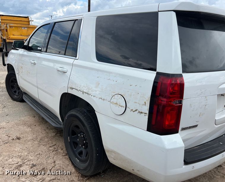 image for item EJ2845 2017 Chevrolet  Tahoe Police SUV