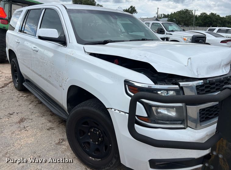 image for item EJ2845 2017 Chevrolet  Tahoe Police SUV