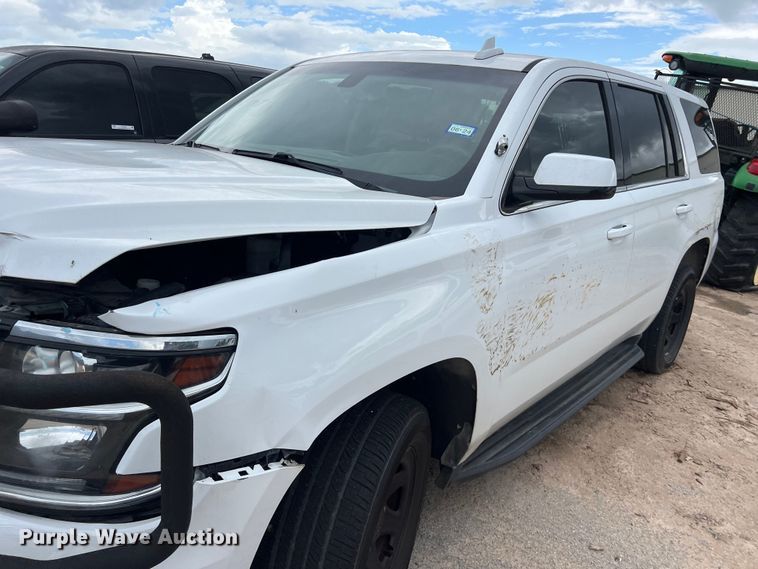 image for item EJ2845 2017 Chevrolet  Tahoe Police SUV