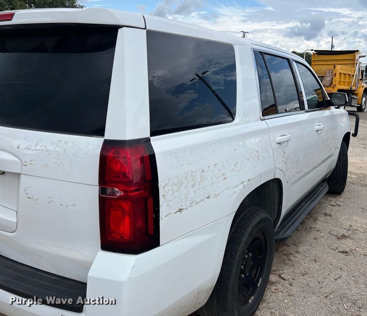 image for item EJ2845 2017 Chevrolet  Tahoe Police SUV