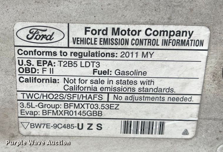 image for item EJ2846 2011 Ford Explorer SUV