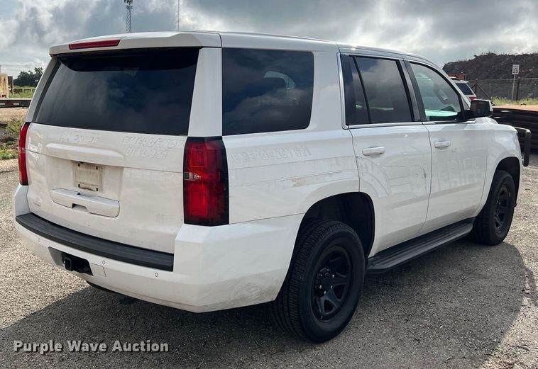 image for item EJ2847 2015 Chevrolet  Tahoe Police SUV