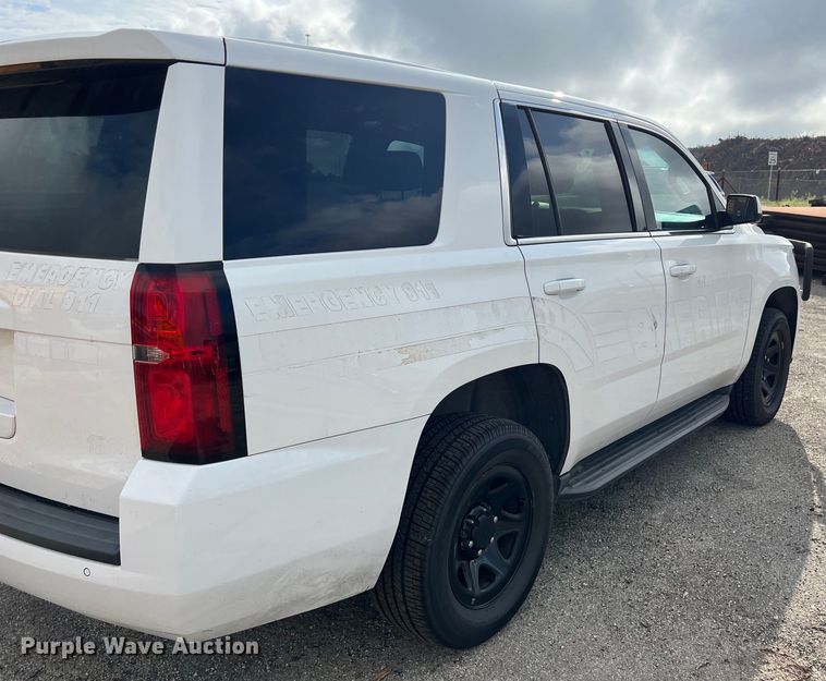 image for item EJ2847 2015 Chevrolet  Tahoe Police SUV